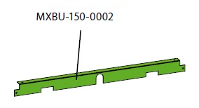Ізоляція задньої частини 2 TXN300 - MXBU-150-0002-RAL6018